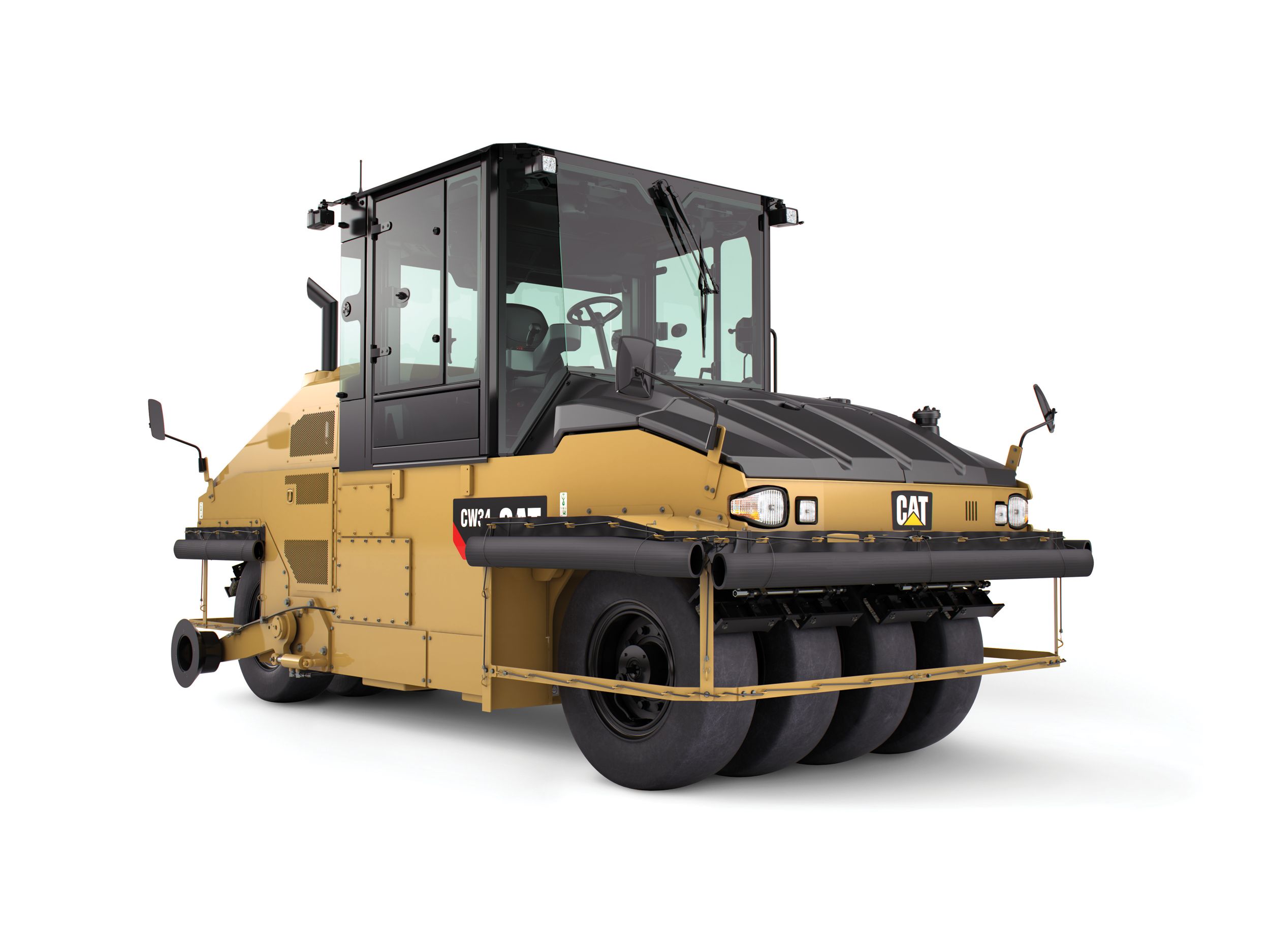 Walce na gumowych kołach